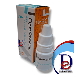 CIPROFLOXACINO 0.3% GOTAS OFT X 5 ML - - MEMPHIS- VTO SEP 26- 15-C