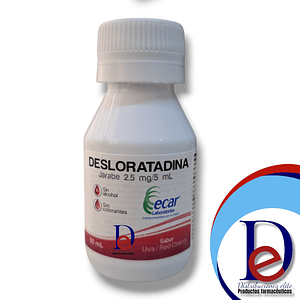 DESLORATADINA 2.5 MG/5 ML JBE X 60 ML- - ECAR- 12-D