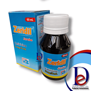 ZERIDIL 1MG/ML JBE X 60 ML- CETIRIZINA 1 MG- BIOQUIFAR- VTO SEP 26- UBI 5-C