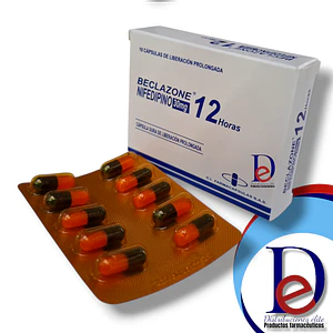 BECLAZONE 30 MG X 10 CAP - NIFEDIPINO- NOVAMED- UBI 18-B