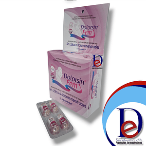 DOLORSIN FEM X 36 CAP- IBUPROFENO+ HIOSCINA- NOVAMED- 24-D