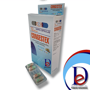 CONGESTEX X 60 CAP- CETIRIZINA+ FENILEFRINA+ IBUPROFENO- NOVAMED- - UBI 27-D