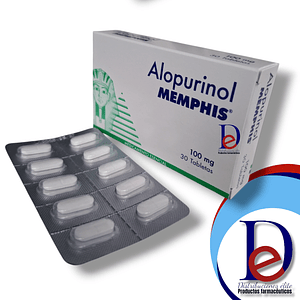 ALOPURINOL 100 MG X 30 TAB- - MEMPHIS-UBI 15-D