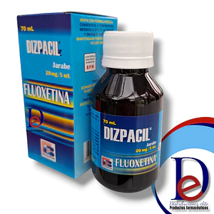 DIZPACIL 20MG/5ML JBE X 70 ML- FLUOXETINA 20 MG- BIOQUIFAR- UBI 3-D