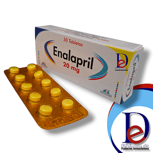 ENALAPRIL 20 MG X 30 TAB- - ANGLOPHARMA- - UBI 5-C
