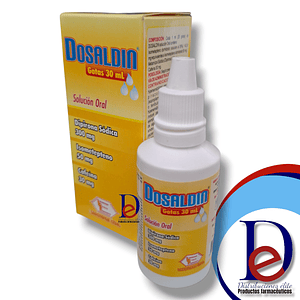 DOSALDIN GOTAS X 30 ML- ISOMETEPTENO + DIPIRONA+ CAFEINA- LABQUIFAR- VTO DIC 26- UBI 3-C