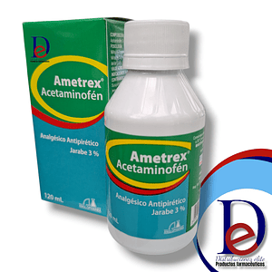 AMETREX 3% JBE X 120 ML- ACETAMINOFEN- ANGLOPHARMA- VTO OCT 26- 3-E Y BOD PISO3