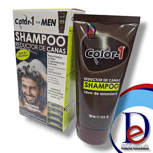 SHAMPOO REDUCTOR DE CANAS COLOR 1 FOR MEN- - INTERBEL- 28-C*