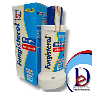 FUNGISTEROL 2% SHAMPOO X 200 ML- KETOCONAZOL 2%- BIOQUIFAR- - UBI 4-B