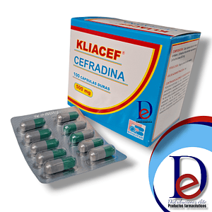 KLIACEF 500 MG X 100 CAP (CEFRADINA)- - BIOQUIFAR- - UBI 4-B