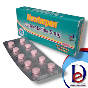 NEWTARPAN 5 MG X 30 TAB- DESLORATADINA 5 MG- BIOQUIFAR- - UBI 4-D