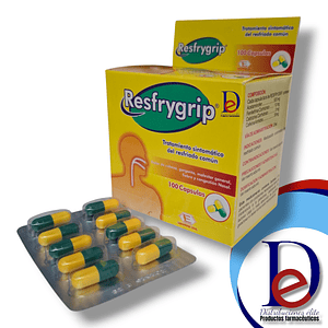 RESFRIGRYP PLUS X 100 CAP- ACETAMINOFEN+ FENILEFRINA+ CETIRIZINA+ CAFEINA- LABQUIFAR- - UBI 4-E