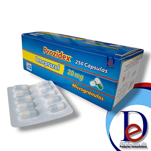 PROZIDEX 20 MG X 250 CAP- OMEPRAZOL 20 MG- BIOQUIFAR- - UBI 4-E