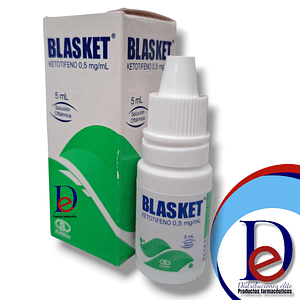BLASKET 0.05 MG/ML GTAS OFT X 5 ML- KETOTIFENO 0.05%- BLASKOV- 18-D