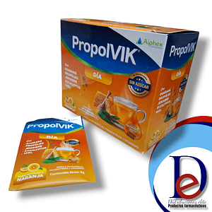 PROPOLVIK BEBIDA DIA X 24 SBS- GUARANA+ PROPOLEO+ JENGIBRE+ EUCALYPTO+ MIEL- AIPHEX- 27-A