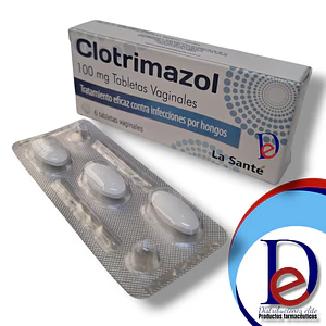 CLOTRIMAZOL 100 MG X 6 TAB VAGINALES- - LASANTE- UBI 7-D