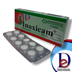INOXICAM 15 MG X 10 TAB (MELOXICAM)- - GRUINFACOL- - UBI 11-B