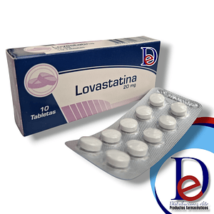 LOVASTATINA 20 MG X 10 TAB - - COASPHARMA- 6-F