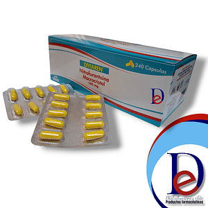 DIVIAREN 100MG X 240 CAP- NITROFURANTOINA- ANGLOPHARMA- - UBI 1-B
