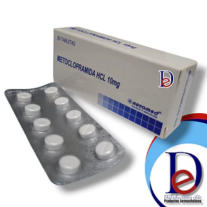 METOCLOPRAMIDA 10 MG x 30 TAB- - NOVAMED- 14-B