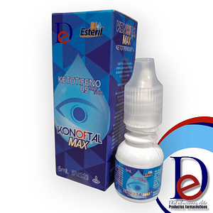 KETOTIFENO 0.5MG GOTAS X 5ML (KONOFTALM)- - BIOESTERIL- 1-A