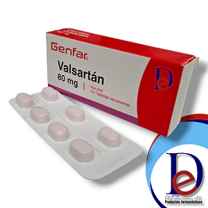 VALSARTAN 80 MG X 14 TAB- GENFAR UBI 20-F
