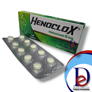 HENOCLOX 15 MG X 10 TAB- MELOXICAM 15 MG- NOVOFAR- UBI 1-E
