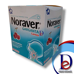 NORAVER GARGANTA CEREZA X 96 PAST- BENZOCAINA+ CETILPIRIDINIO- TQ- UBI 1-C