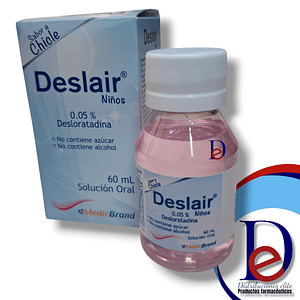 DESLAIR CHICLE 0.05MG/ML JBE X 60 ML- DESLORATADINA - MEDICBRAND- UBI  1- F