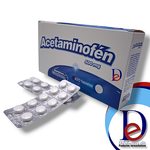 ACETAMINOFEN 500 MG X 300 TAB- - COASPHARMA- - UBI 5-D