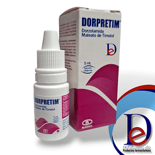 DORPRETIN GTAS OFT X 5 ML- DORZOLAMIDA+ TIMOLOL- BLASKOV- 18-F