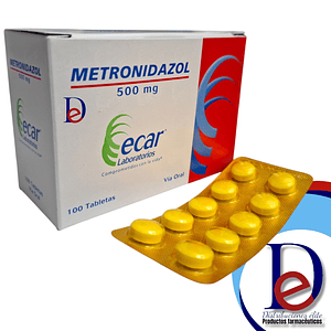 METRONIDAZOL 500 MG X 100 TAB- - ECAR- 13-D
