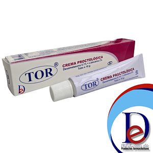 TOR CREMA PROCTOLOGICA X 10 GR- DEXAMETASONA+ LIDOCAINA- BLASKOV- 18-F