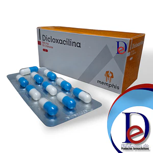DICLOXACILINA 500 MG X 50 CAP - -MEMPHIS -UBI 22-C