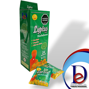 LYPTUS PASTILLAS HIERBABUENA X 24 SBS- EUCALIPTO+ PROPOLEO+ MIEL- MEDICAL- VTO JUN 26- 21-B