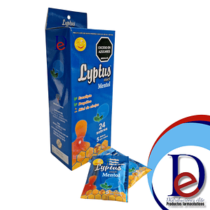 LYPTUS PASTILLAS MIEL MENTOL X 24 SBS- EUCALIPTO+ PROPOLEO+ MIEL- MEDICAL- 26-C