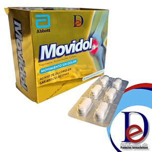 MOVIDOL X 48 TAB- NAPROXENO+ ACETAMINOFEN + CAFEINA- ABBOTT- - UBI 18-B