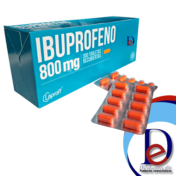IBUPROFENO 800 MG X 300 TAB- - LAPROFF- 11-F 1