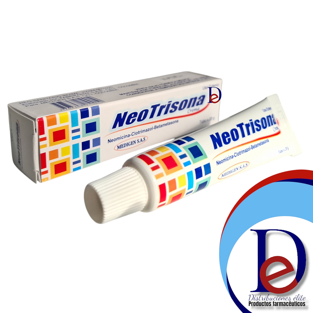 NEOTRISONA CREMA X 20 GR- BETAMETASONA+ CLOTRIMAZOL+ GENTAMICINA- MEDIGEN- - UBI 21-C 1