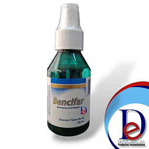 BENCIFAR SPRAY X 120 ML -BENCIDAMIDA CLORHIDRATO -PHARMADES -UBI 21-F