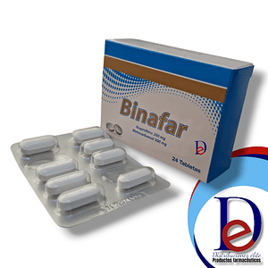 BINAFAR 500MG/200MG X 24 TAB- IBUPROFENO+ METOCARBAMOL- PHARMADES- UBI 21-D