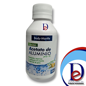 BODY MANTLE LOCION X 120 ML- ACETATO DE ALUMINIO- INTERBEL- UBI 27-D
