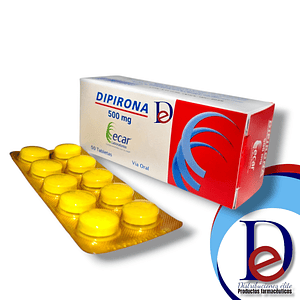 DIPIRONA 500 MG X 50 TAB- - ECAR- UBI 13-B