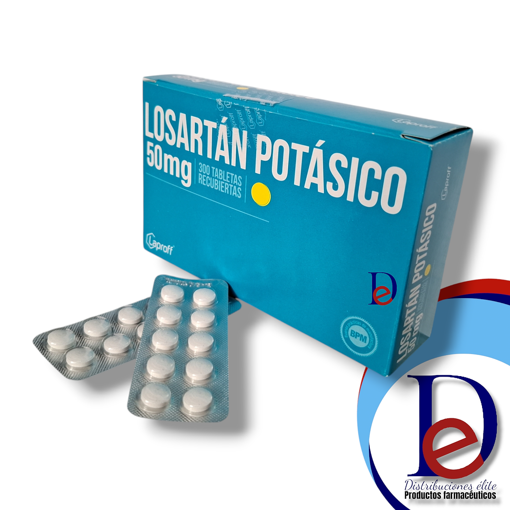 LOSARTAN 50 MG X 300 TAB- - LAPROFF- - UBI 9-E 1