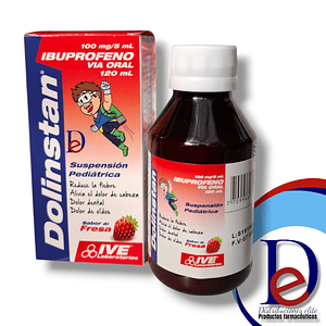 DOLINSTAN 100MG/5ML JBE X 120 ML- IBUPROFENO 100 MG- LG-PHARMA- - UBI 17-C