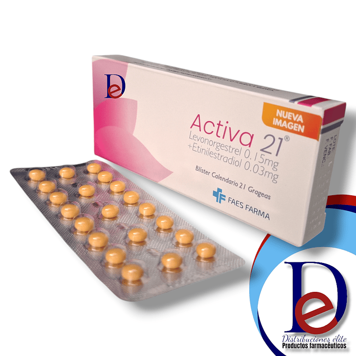 ACTIVA 21 X 21 TAB- LEVONOGESTREL+ ETINILESTRADIOL- FAES- - UBI 18-C 1