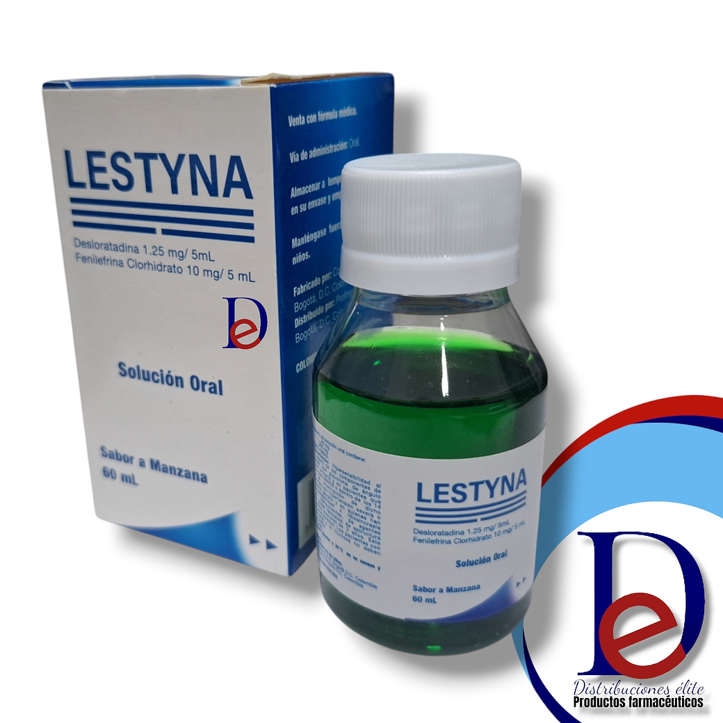 LESTYNA JBE X 60 ML- DESLORATADINA+ FENILEFRINA- PROFMA- VTO NOV 26- UBI  1