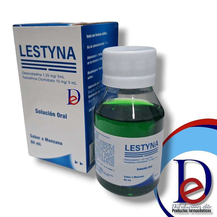 LESTYNA JBE X 60 ML- DESLORATADINA+ FENILEFRINA- PROFMA- VTO NOV 26- UBI  1
