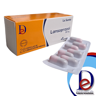 LANSOPRAZOL 30 MG X 28 CAP - -LASANTE - UBI 20-D