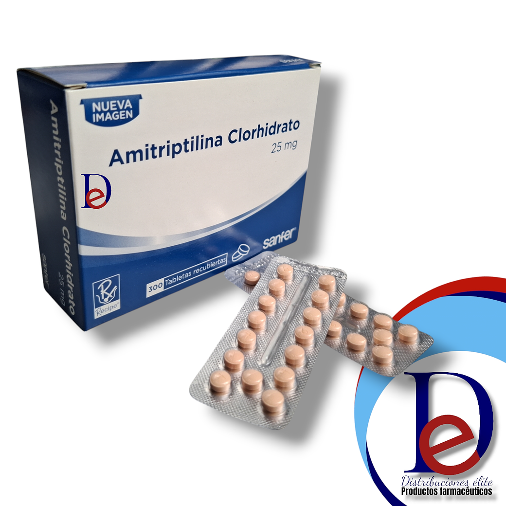 AMITRIPTILINA 25 MG X 300 TAB- - RECIPE- 16-C 1